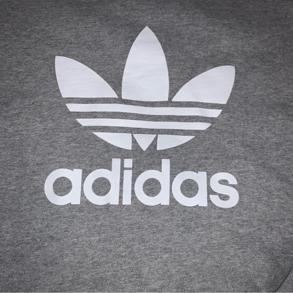 Adidas Grey Crewneck Sweatshirt - Picture 2 of 5